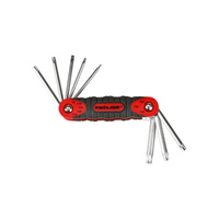 KLUCZE TORX T9-T40 ZE SKUWKĄ KPL. 8 SZT PROLINE