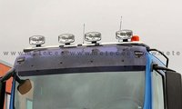 Rama dachowa do MAN TGX, TGA (XL/GN), TGS ( L,M/TN,NN) z wiązką elektryczną, zaciskami na 6 odbiorników oraz 3 światłami obrysowymi LED