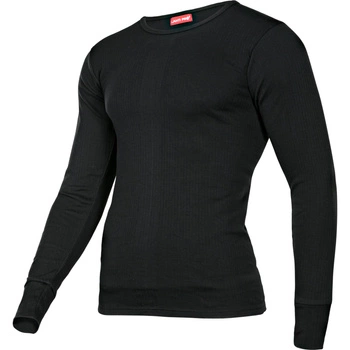 KOSZULKA OCIEPLANA DŁUGI RĘKAW CZARNA