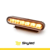 LED ĮSPĖJAMASIS ŽIBINTAS (6 LED, 30X142MM)