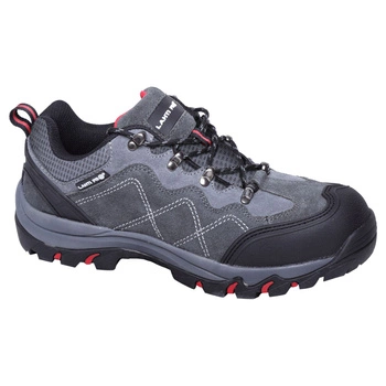 PÓŁBUTY ZAMSZOWE SZARO-CZERW., S1P SRA, "41", CE, LAHTI