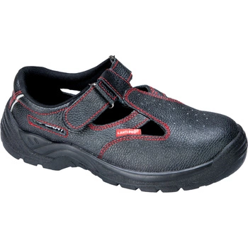 SANDAŁY SKÓRZANE CZARNE, S1 SRC, "39", CE, LAHTI