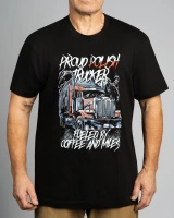 Bawełniana koszulka "Proud Polish Trucker"