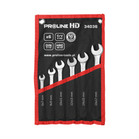 Klucze płaskie Proline HD – zestaw 6 i 8 sztuk (DIN 3110)