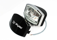 Reflektor LED dalekosiężny z funkcją światła pozycyjnego | 1200 lm | 9–33V | IP68 | Chromowany pierścień | 16,8W